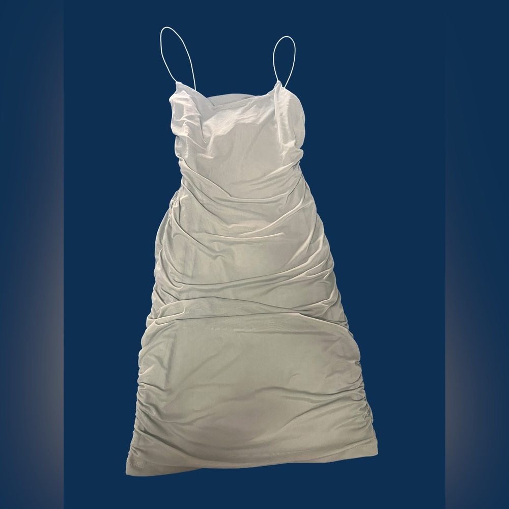 Light blue Ruched Dress